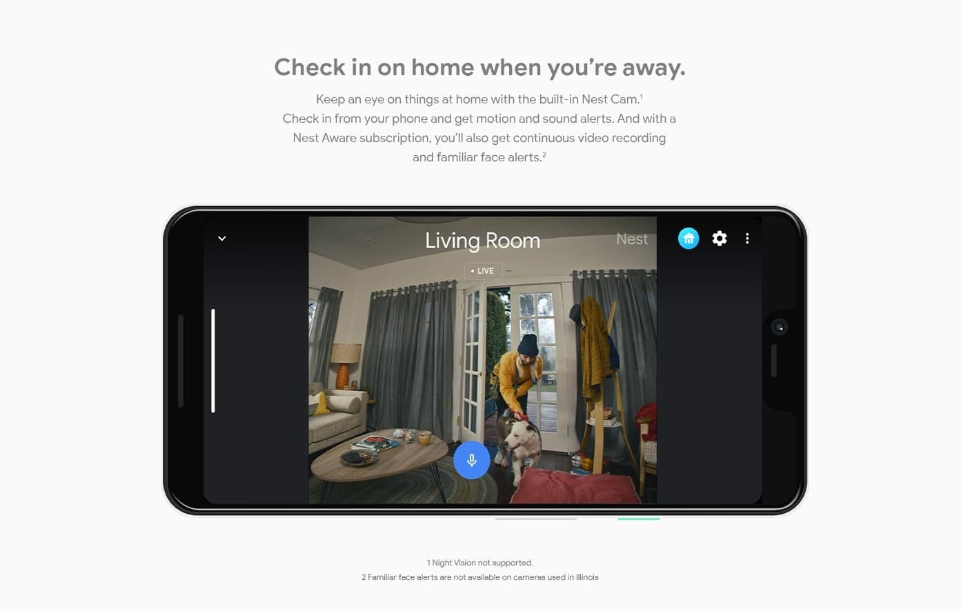 Google Nest Hub Max 10" Smart Display with Google Assistant - Chalk