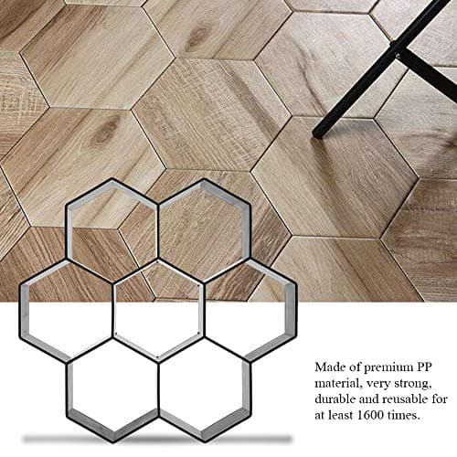 Garden Mold-1Pc DIY Garden Path Maker Mold Concrete Stepping Stone Cement Paving Mould Brick