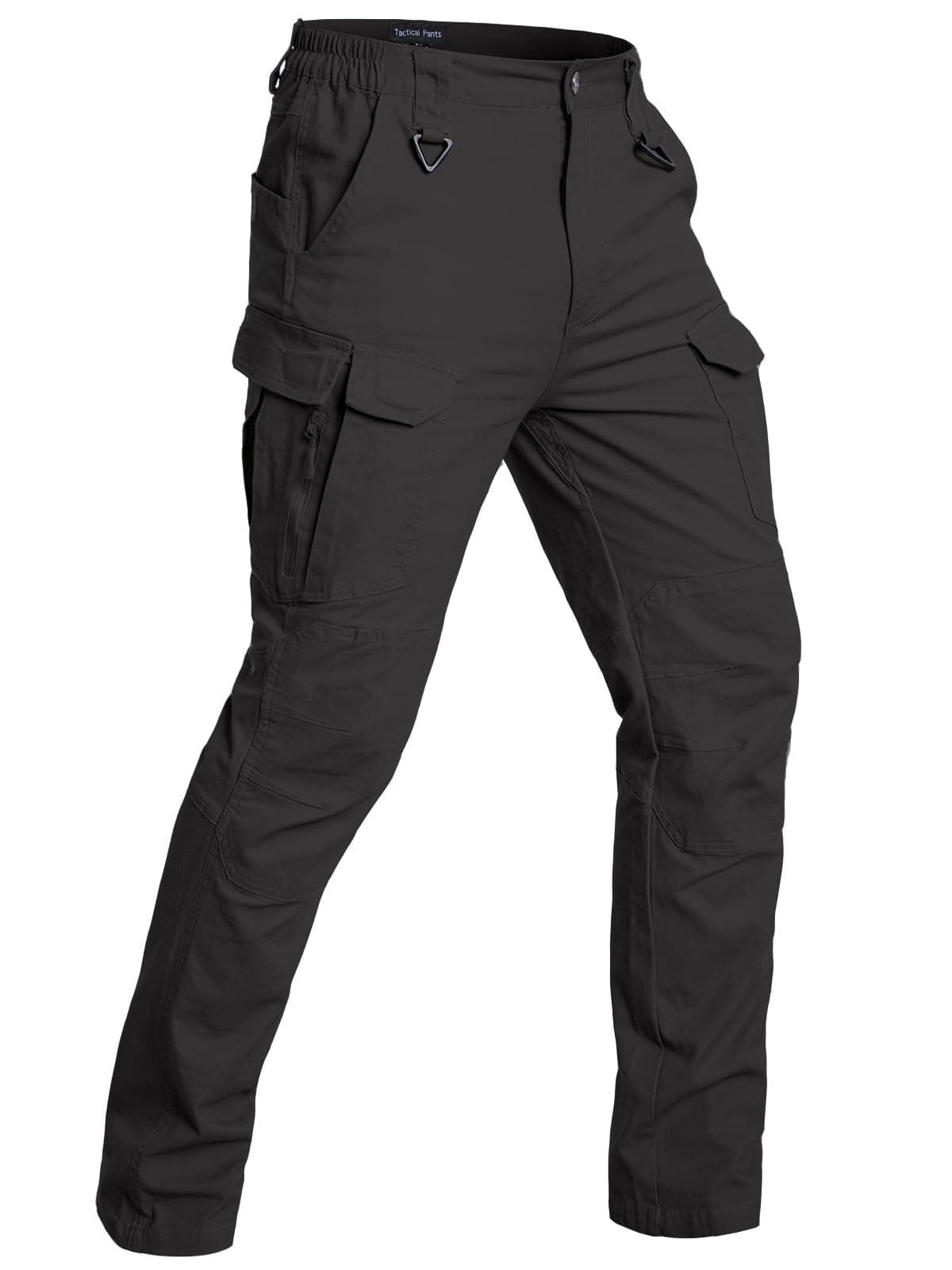 NAVEKULL Men's Flex Tactical Pants Cotton Stretch Work Cargo Pants Lightweight EDC Outdoor Hiking Trousers