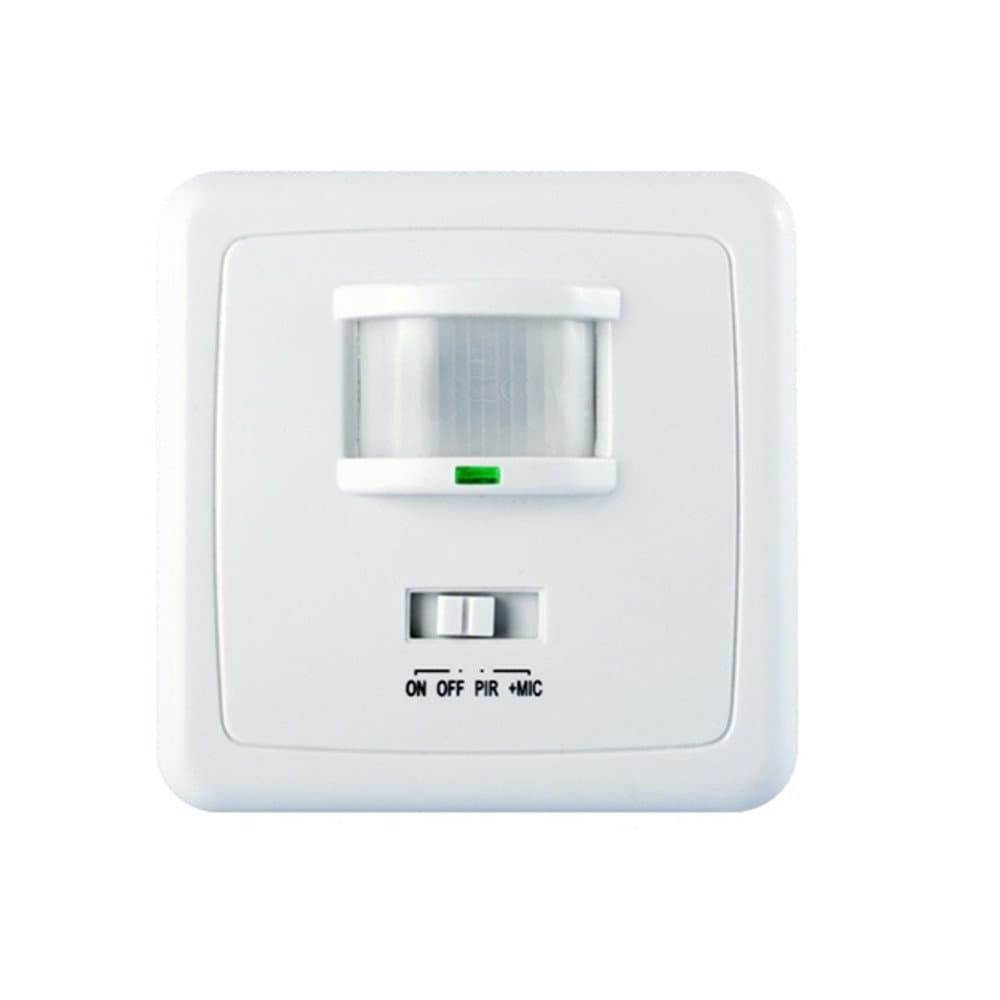 Maclean MCE18 Pir motion sensor and the microphone Dtecteur Infrared Lamp