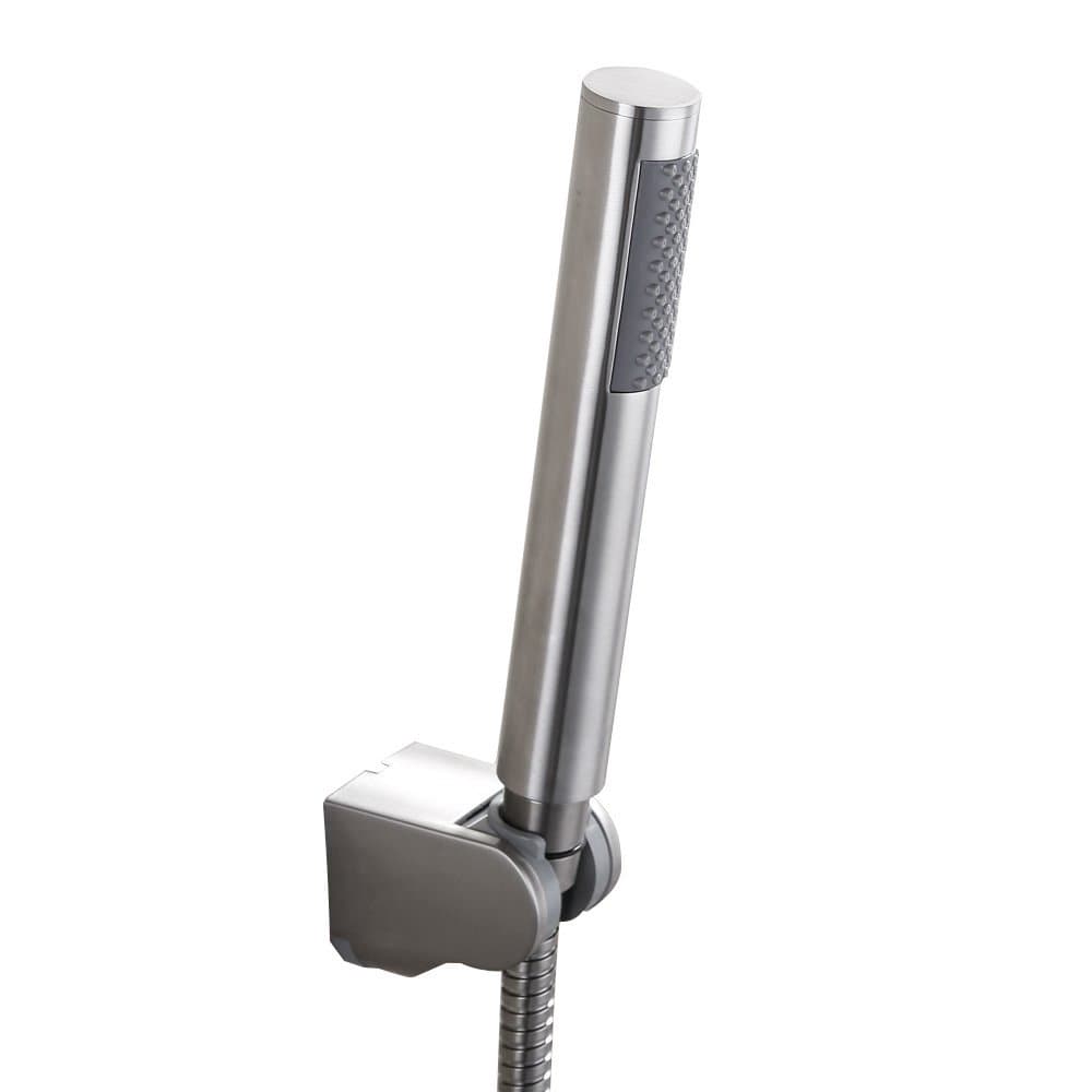 BOPai Bathroom Showers Single Function Handheld Shower Head Chrome [Energy Class A]