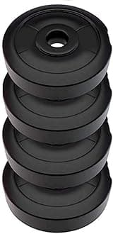 DREAM FIT Pair of 2.5Kg PVC Weight Plates for home gym - Spare Weights for dumbbells, barbells and other exercises - 5Kg (2.5Kg x 2)