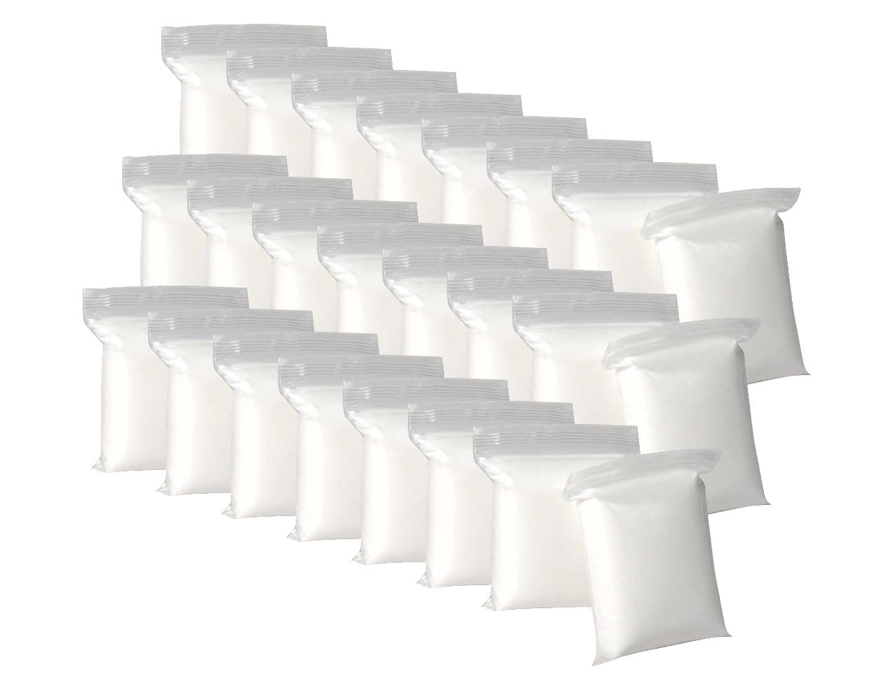 White Air Dry Foam Clay Total 8oz - Super Soft Modeling Clay for Kids Age 3-12, Ultra Light, Safe & Non-Toxic Molding Clay, Perfect for Arts & Crafts, Gift for Boys and Girls, 24-Set of 0.33oz Bags