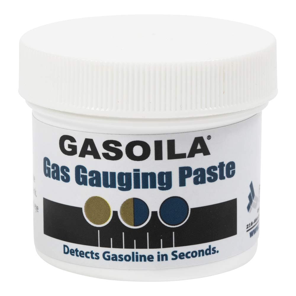 Gasoila Gas Gauging Paste, 2.5 oz Jar - Instantly Detects Water in Gasoline, Diesel, Kerosene, Crude and Refined Oils, Fuel Tank Level Indicator, Fast-Acting Formula for Extreme Temperatures