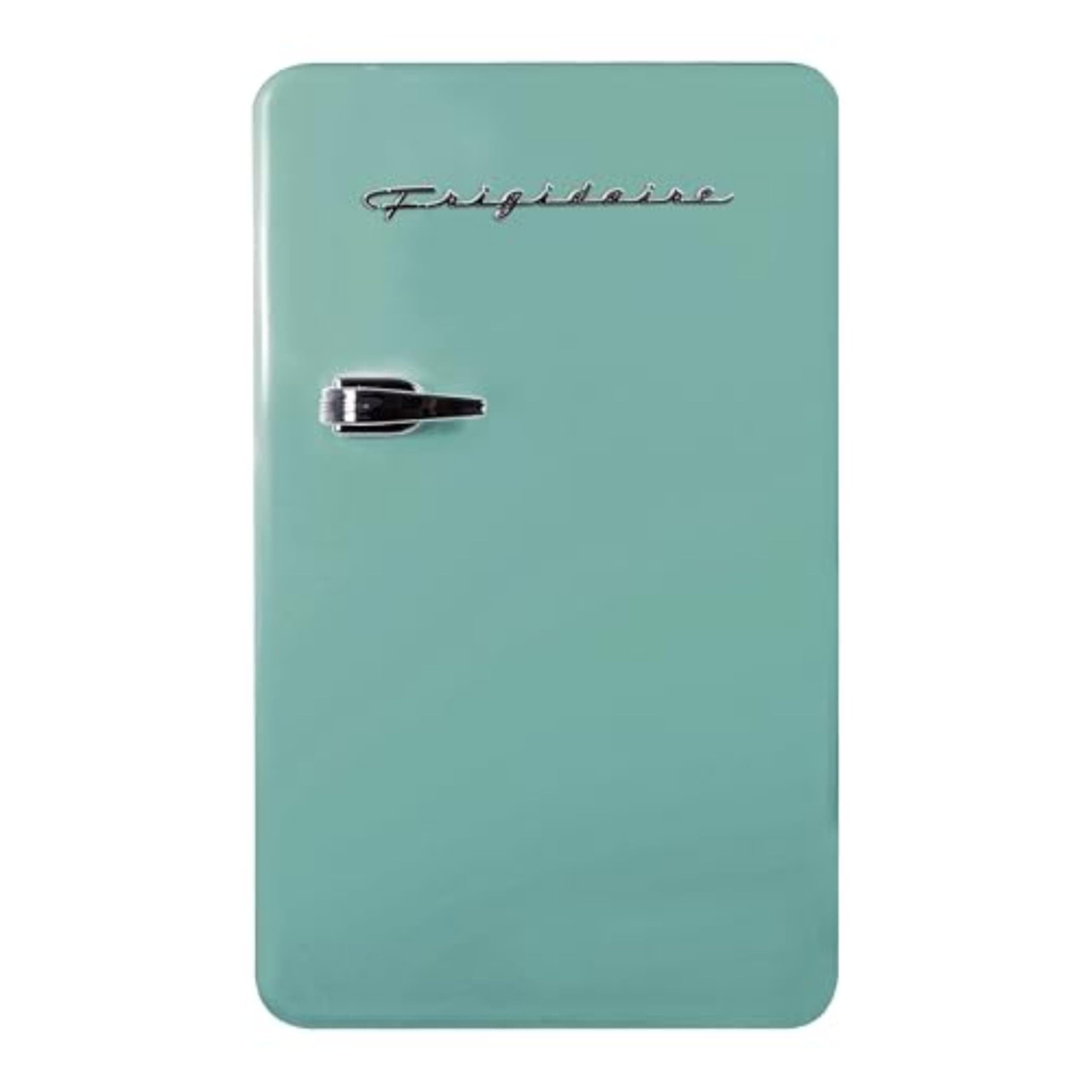 Retro Compact Refrigerator with Chiller, 3.2 cu ft Countertop Fridge, Built-In Bottle Opener, Rounded Corners, Premium, for Office, Bedroom, Dorm Room, Cabin, 18.5D x 20W x 31.5H (Mint)