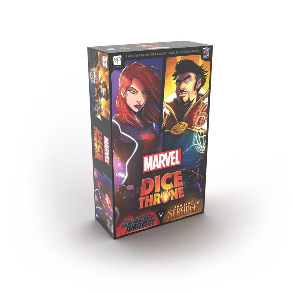 USAopoly The OP Dice Throne: MARVEL 2-Hero - Black Widow, Doctor Strange