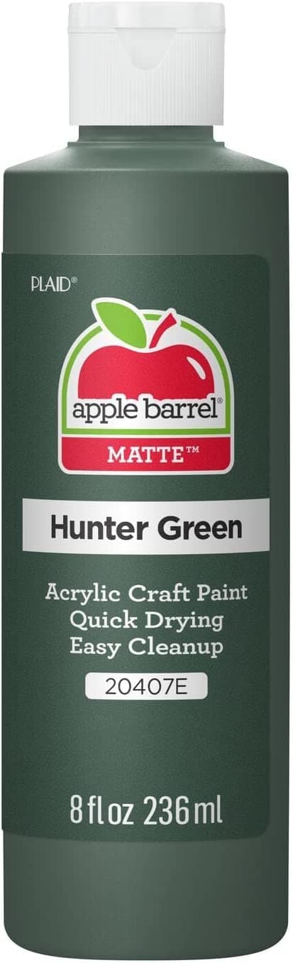 Matte Acrylic Paint, 8 fl oz, Hunter Green, (Pack of 1)