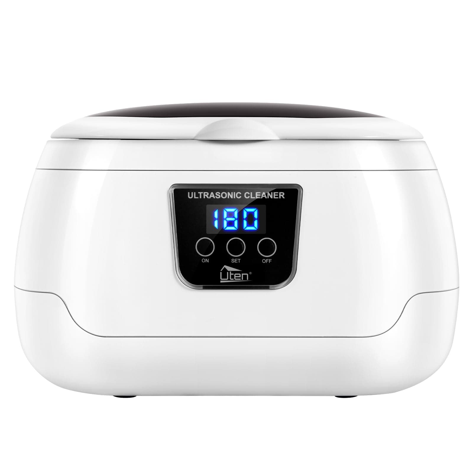 Uten Ultrasonic Cleaner Machine, 600ml Large Capacity Portable Jewellery Cleaner for Glasses Jewelry Watches Dentures Retainer Coins 43KHZ
