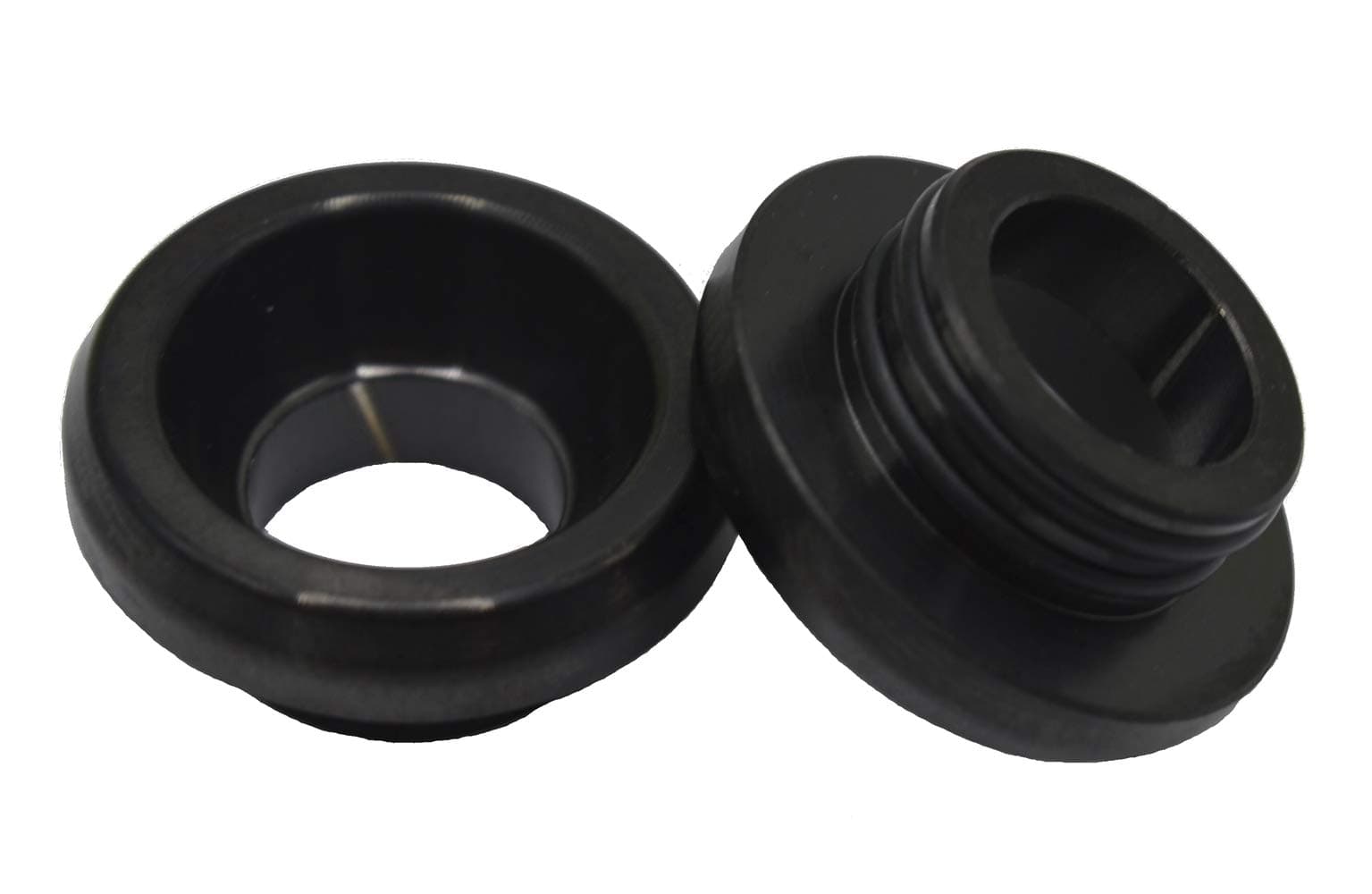 2pcs 810 Flat Drip Tip Stainless Steel Reusable (Black)