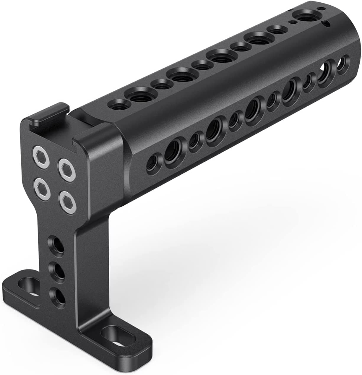 Camera Top Handle Grip, DSLR Cage Handle with Cold Shoe Mount for Camera Rig - 1638