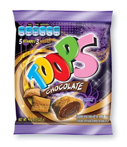 TOOPS Chocolate, 4.2 oz (Pack of 14)