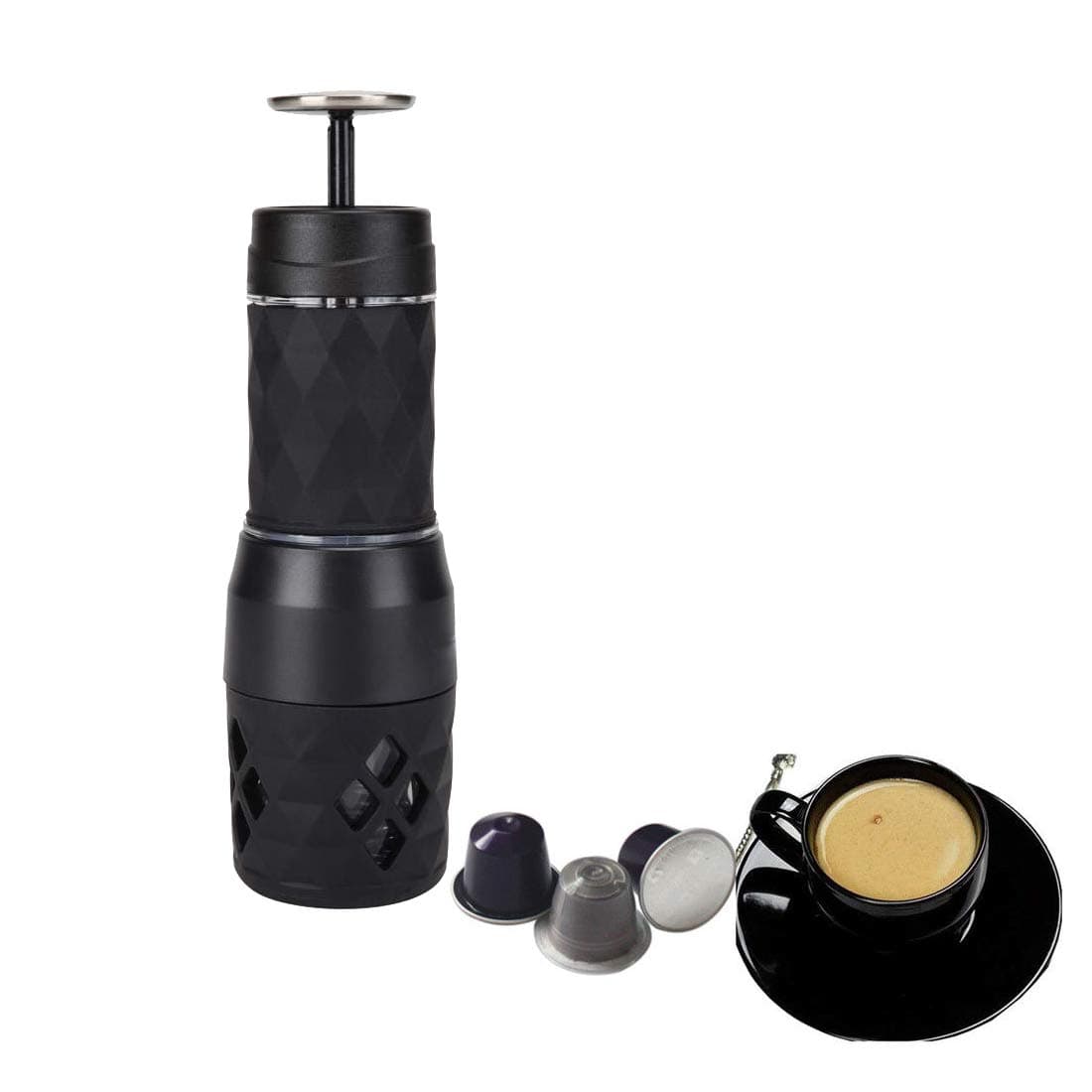 MicroSpresso Portable Espresso Maker Machine Easy Travel Camping Coffee Maker