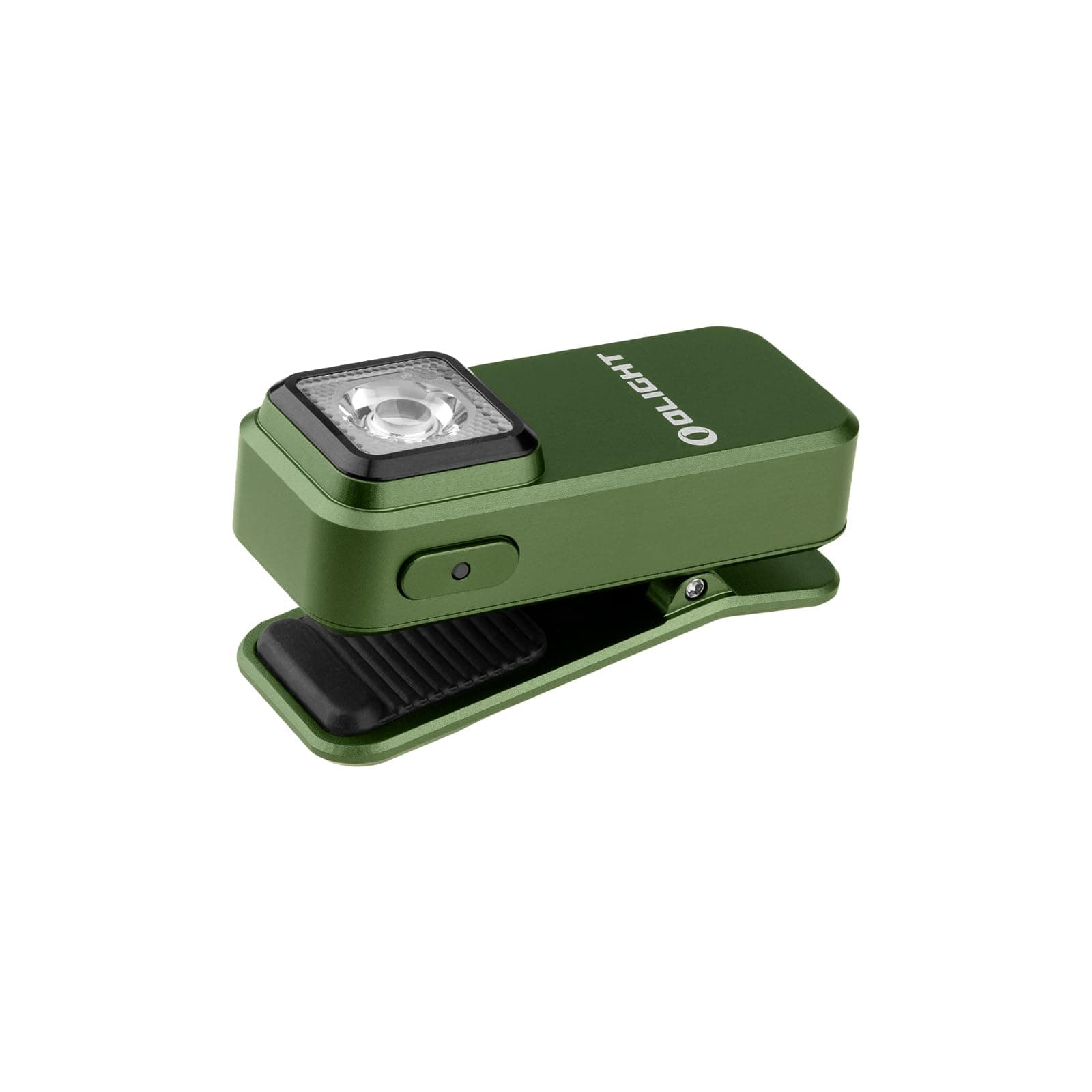 Oclip Rechargeable EDC Flashlight 300 Lumens Dual Sources Compact Pocket Clip Light, Convenient USB C Charging, Magnetic Flash Lights for Working, Cycling, Emergency, Signaling Tool(OD Green)