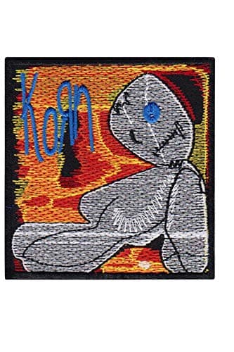 Korn Issues Patch Badge Embroidered Iron on Applique Souvenir Accessory
