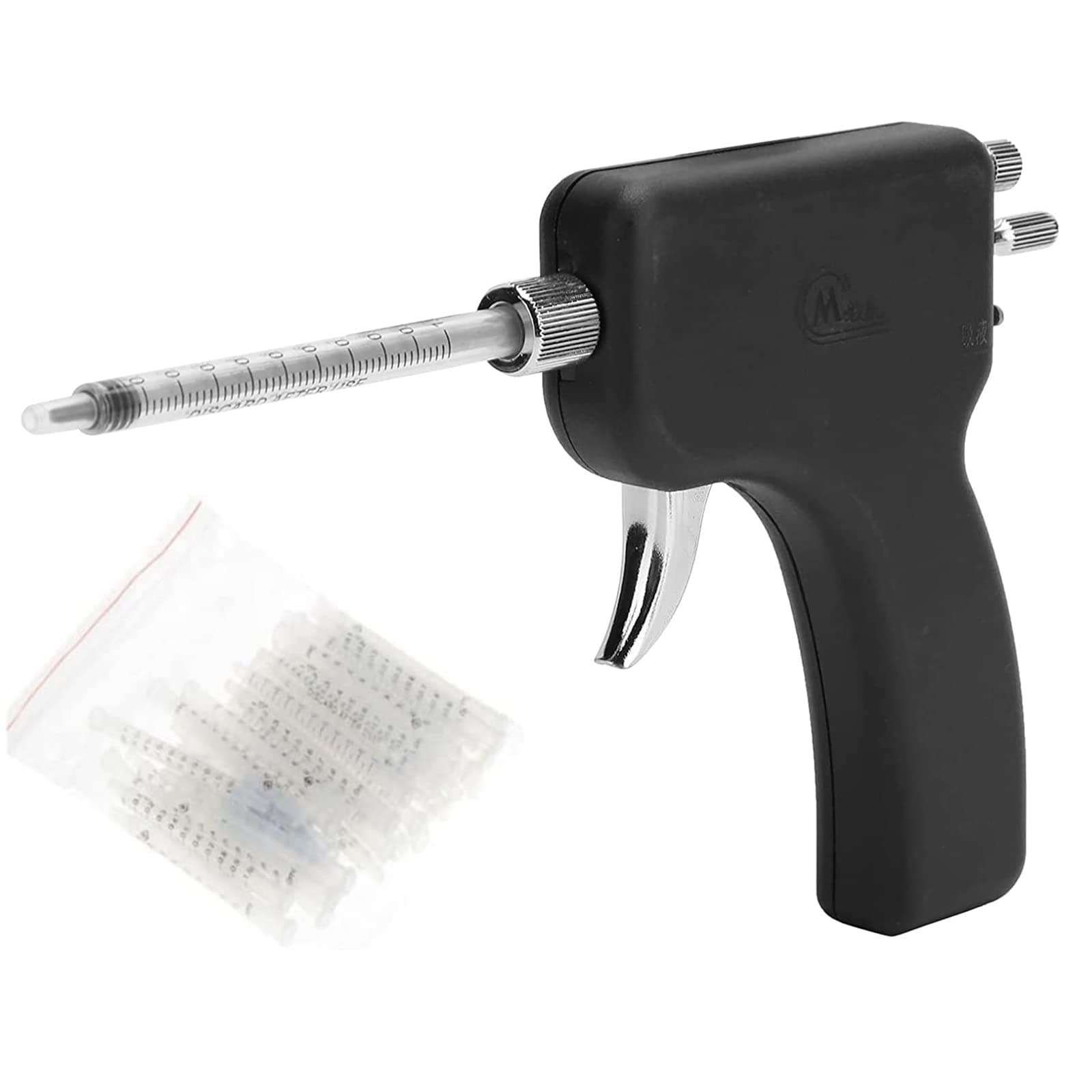 WOERD Artificial Insemination Gun, Chicken Artificial Insemination, Plastic Poultry Artificial Insemination Fertilization, Insemination Equipment Farming Tools Chicken Insemination Gun