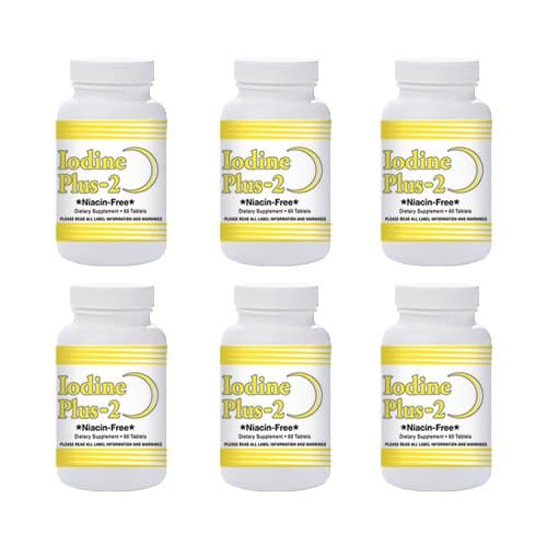 Natural Living Iodine Plus for Low Thyroid – 6 Bottles