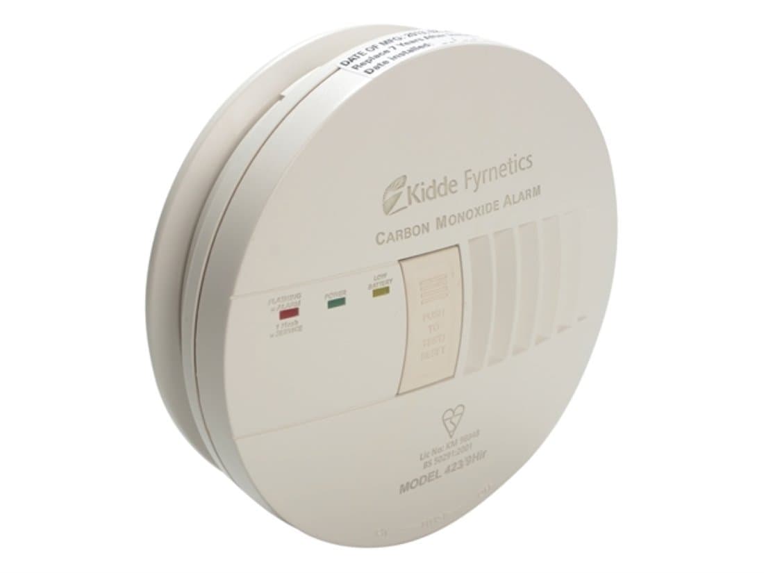 4MCO Carbon Monoxide Alarm - Hard Wired - Mains Powered - 230v