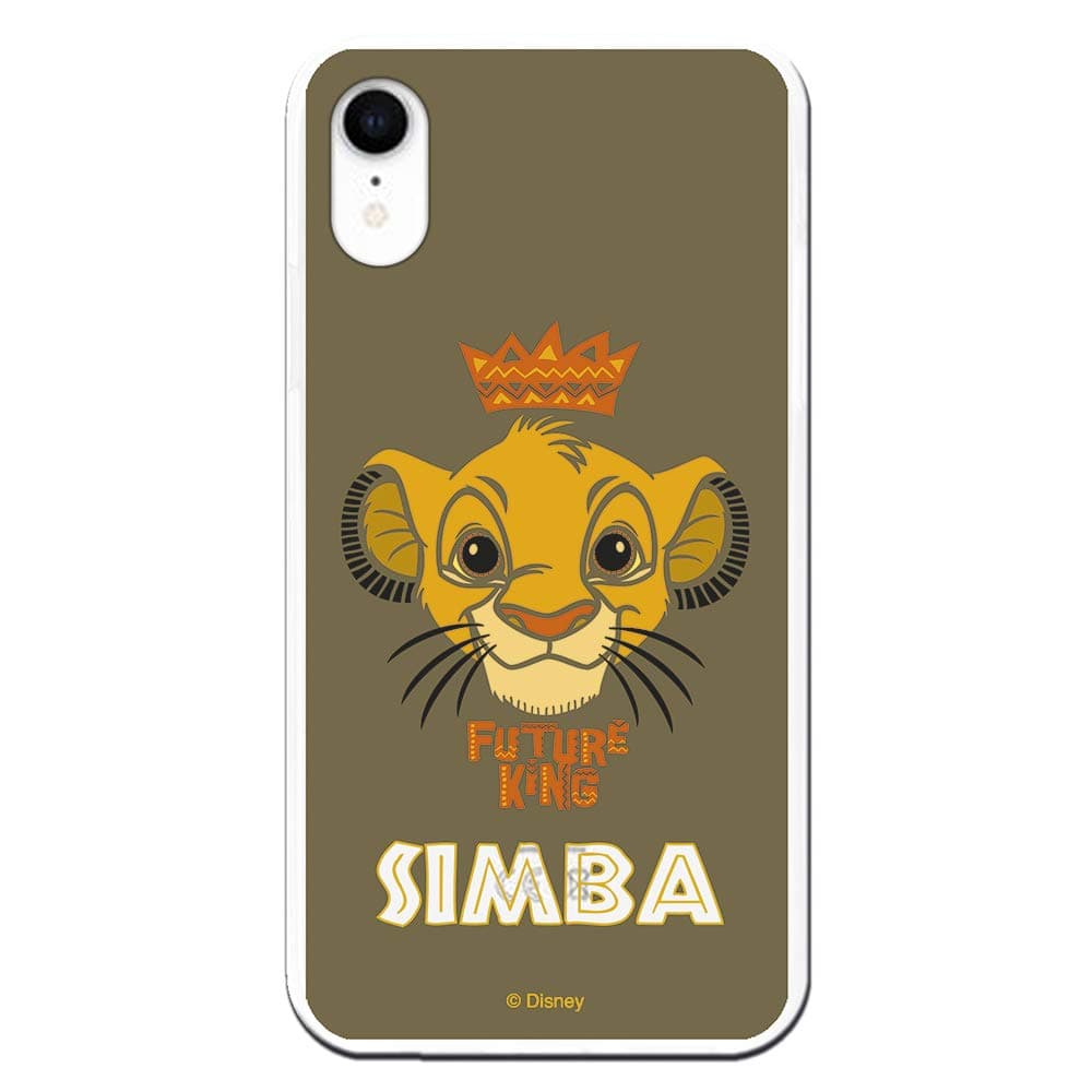 Disney Simba Official Case with Transparent Brown Background for iPhone XR - The Lion King