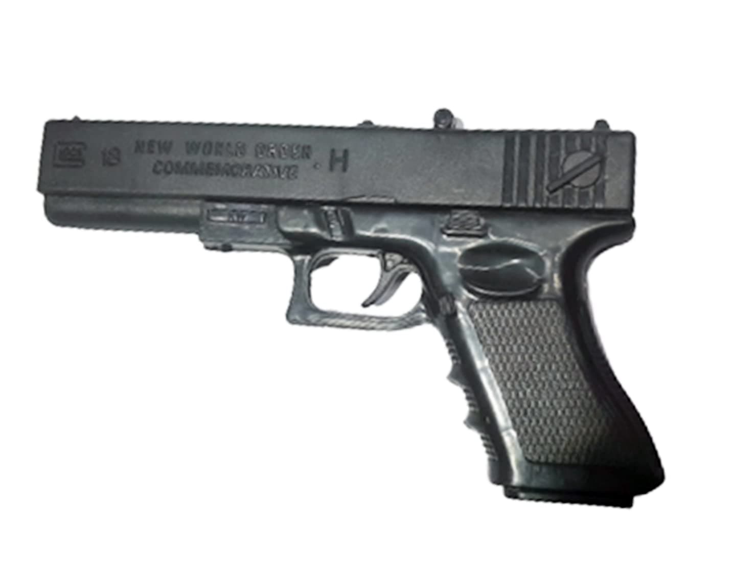 6mm Plastic Spring-Piston Bullets Toy Gun (K18) | Black Color | Includes 50 BB Bullets | Manual Loading Handgun for Kids | Safe Play Toy Pistol for Outdoor and Indoor Activities