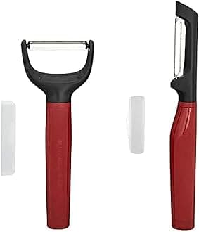 Universal Y and Euro Peeler Set, 2 Piece, Empire Red