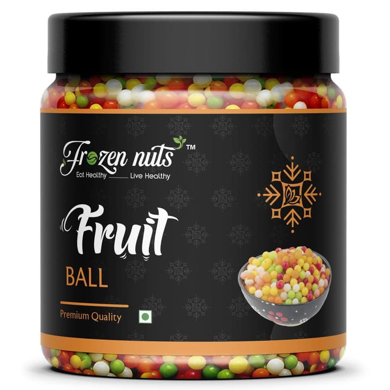 Fruit Ball Candy 900g | Assorted Mix Fruit Flavoured Candy Balls | Tasty & Colourful Hard Candy Treats in Jar Pack | Ideal for Kids, Parties, Festive Gifting & Anytime Snacking