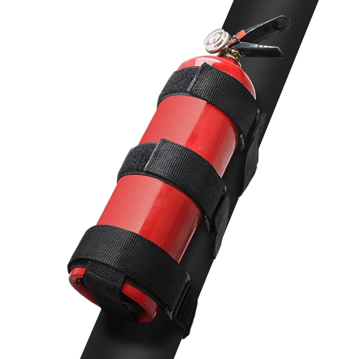 Luxiv Fire Extinguisher Mount Holder for Jeep, 3rd Party Accessory for Jeep Wrangler Fire Extinguisher Holder Roll Bar Strap for Jeep Wrangler CJ, YJ, TJ, LJ, JK, JKU, JL, JLU