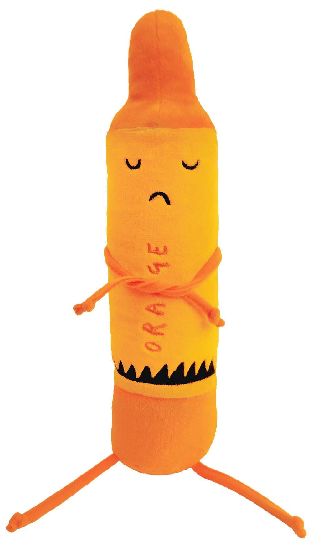 The Day the Crayons Quit Orange Soft Plush Crayon Toy, 12-Inch, from Drew Daywalt and Oliver Jeffer's The Day the Crayons Quit Book Series