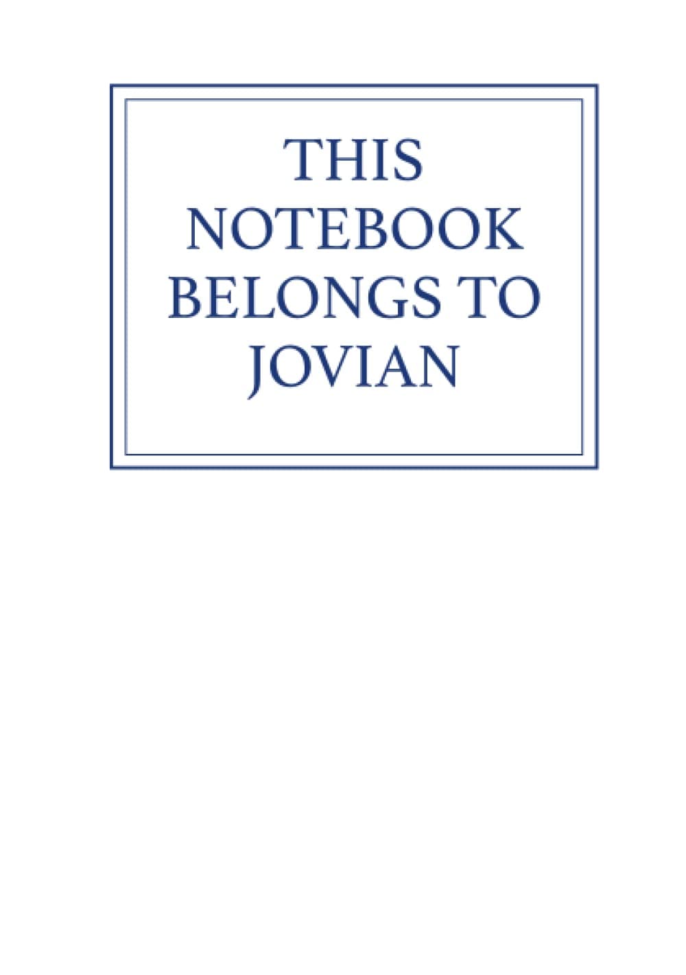 This Notebook Belongs to Jovian