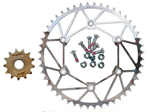Dirt Tricks Ironman Front & Rear Sprockets Kit - 13/48 - Compatible/Replacement for Honda CR500R, CRF450R, CRF450X