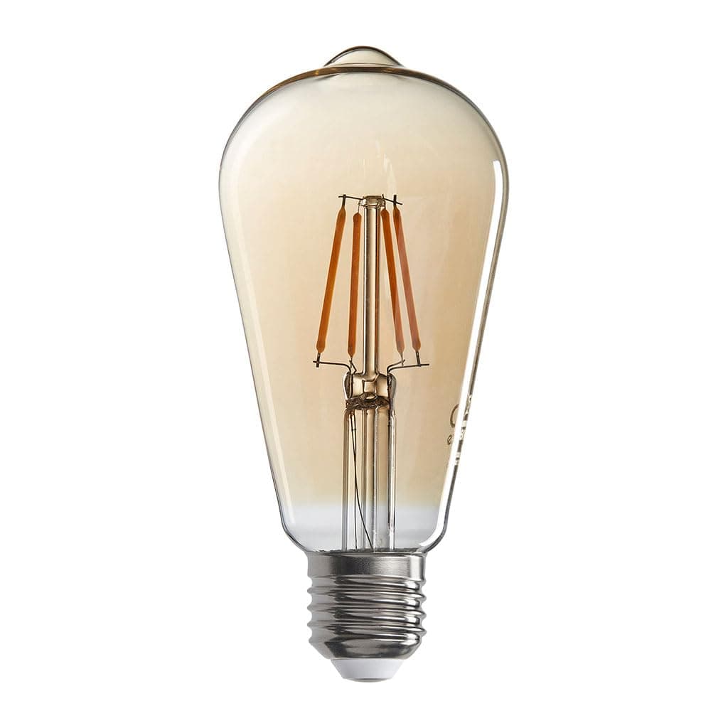 Expert Line 494908 LED Bulb, 4 W, Amber