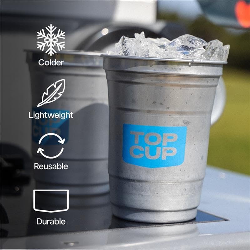 Recyclable Party Cups, 16 oz. Cup, 30 Cups Per Pack