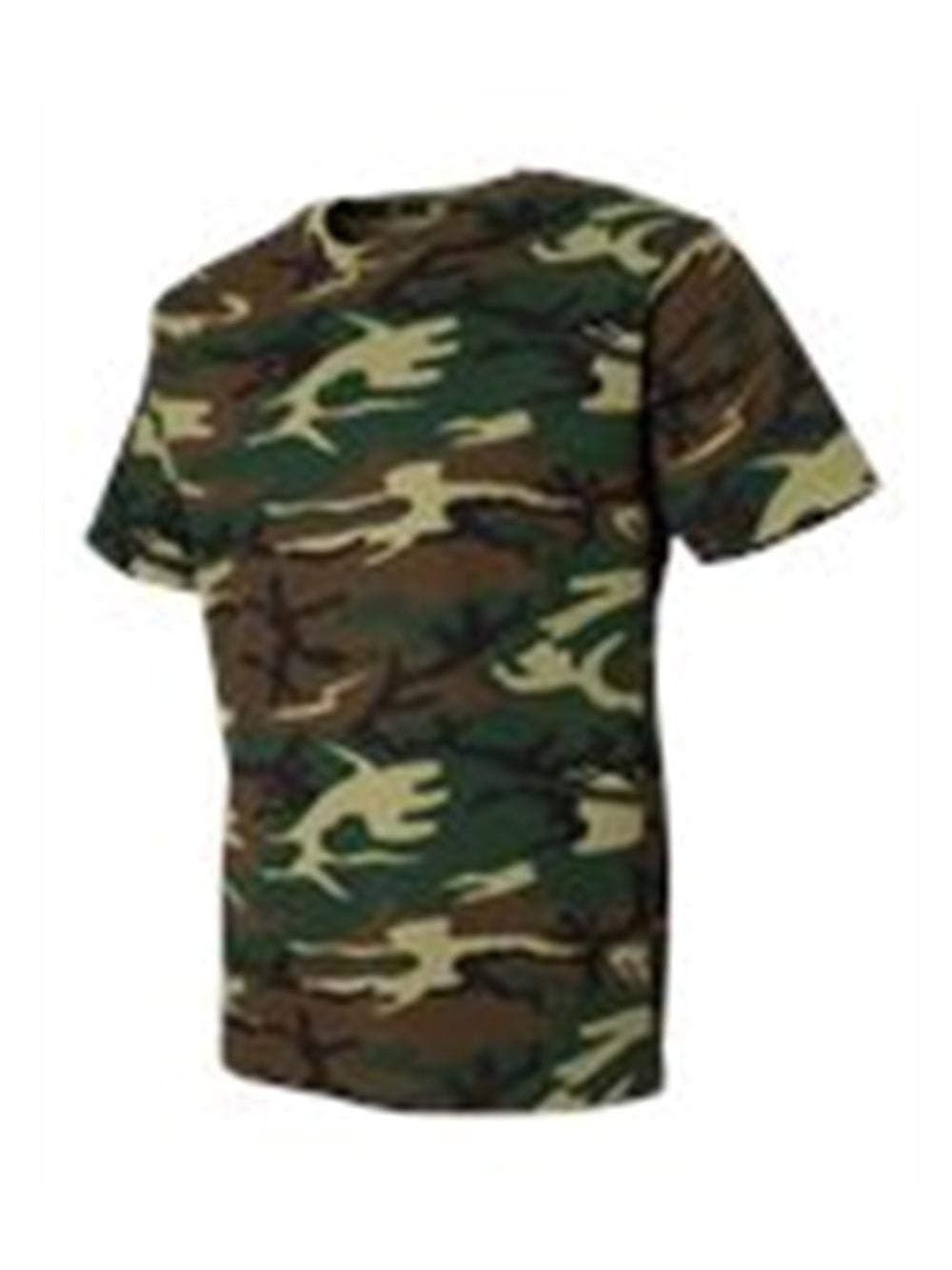 Code Five™ Men's 100% Cotton Camouflage Crew Neck Short Sleeve Tee