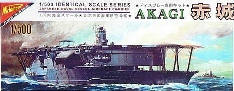 Aircraft Carrier Akagi 1/500 Nichimo