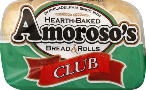 Amoroso's 8-Pack Club Rolls - 3 Packages