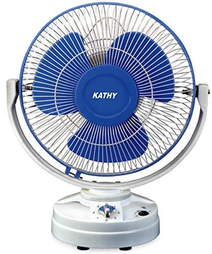 Kathy Emerald 300mm High Speed Oscillating Table Fan (Blue, White)