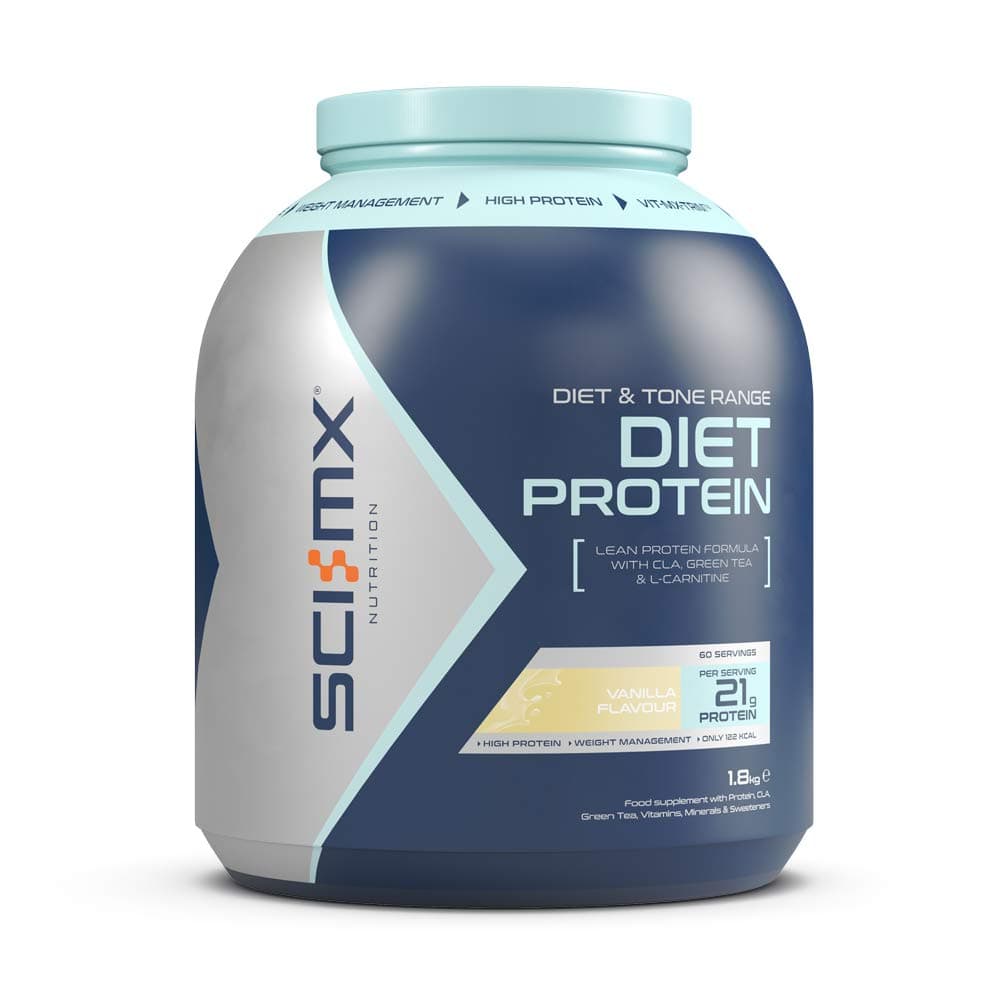 SCI-MX Nutrition Diet Protein Powder, Low Calorie Shake, 1.8 kg, Vanilla, 60 Servings