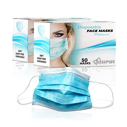 Disposable Face Masks | Mouth Shield Masks | Dust Protection | Filter Comfortable. GREAT For Outdoors