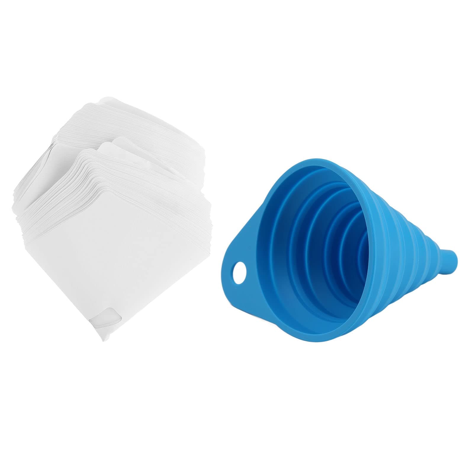 Paper Ink Filter Funnel Widely Used Silicone Filter with Separator