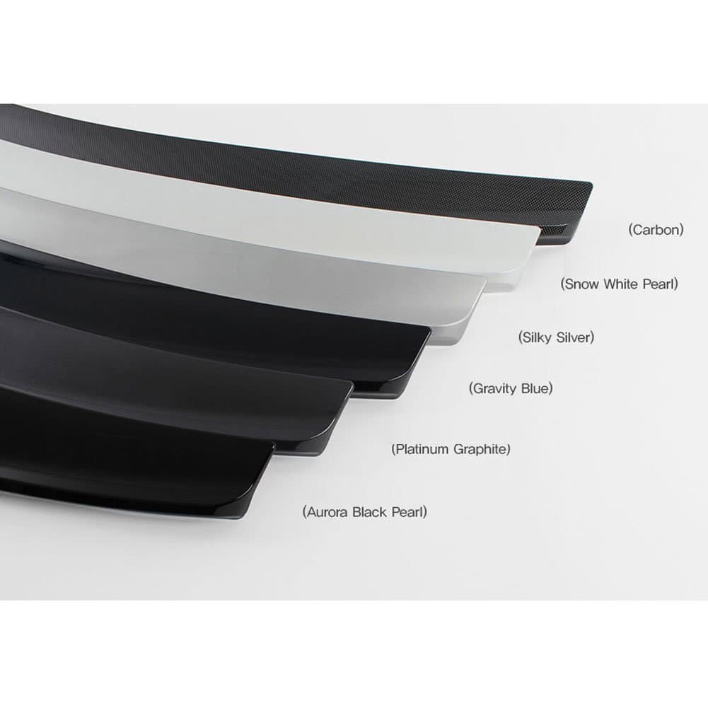 Rear Trunk Wing Lip Space Style Spoiler for Kia 4-door sedan All New Optima 2016-2018 (Snow White)