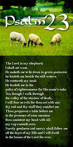Psalm 23 Large Bookmark (Pack of 20)