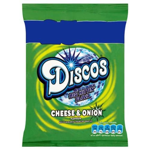Discos Cheese & Onion Flavour 24 x 28gram