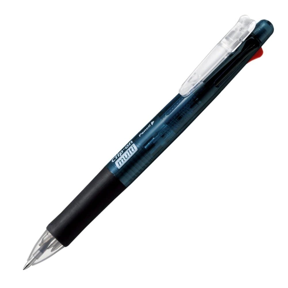 Zebra Technologies Zebra Clip-On Multi Color Multifunctional Pen, Black Barrel (B4SA1-B).