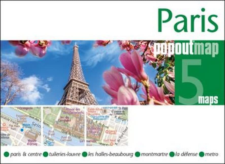 Paris PopOut Map (PopOut Maps) - pocket size, pop up Paris city map