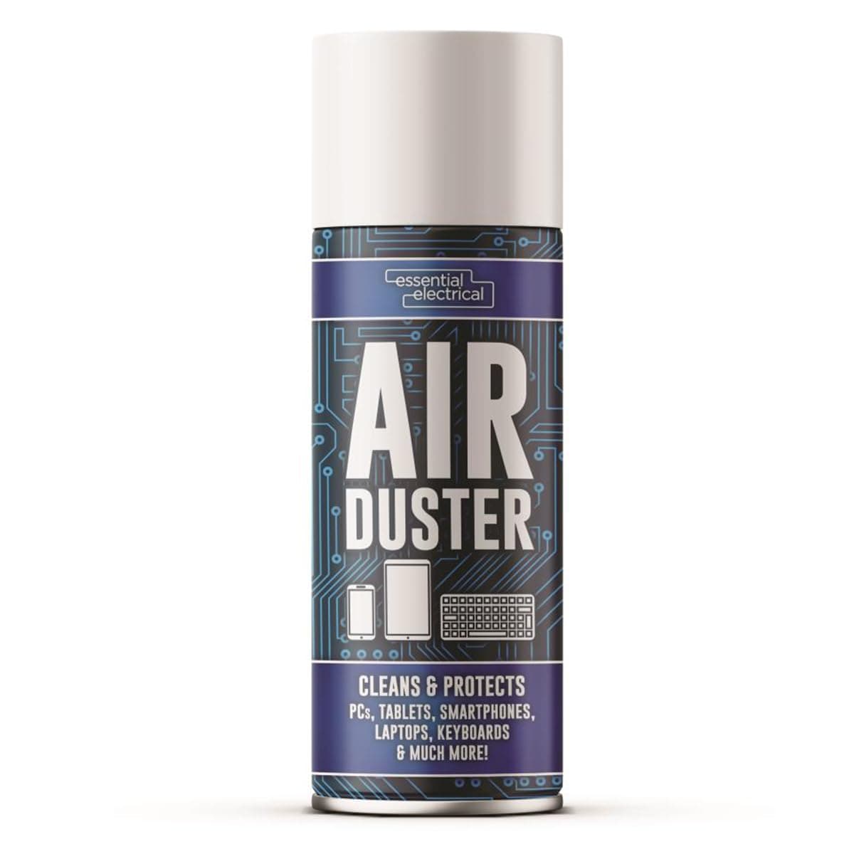 AHS - Air Duster Spray 400ML - Aerosol Spray Can - Electrical Essentials Cleaner - for Laptop Tablets Keyboards Smartphones Cameras - Compressed Air Duster Spray - Easy and Fast Power Cleanup (1)