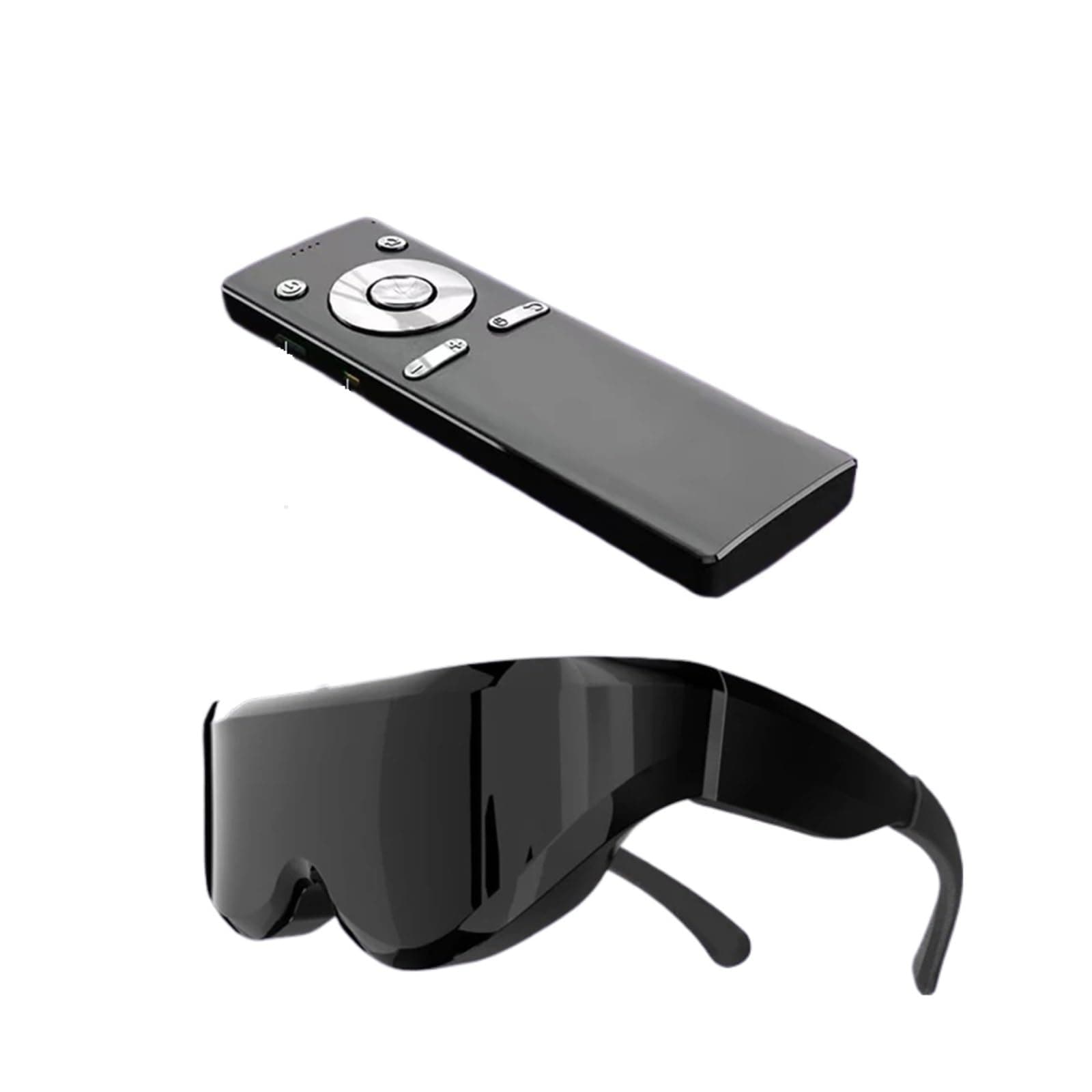 CAQBFRNL Android System Wifi 3D Video Glasses，3D VR Glasses，Virtual Reality Screen，Smart Glasses Men，HDMI Connected Smart Glasses Men(Black color 64GB)