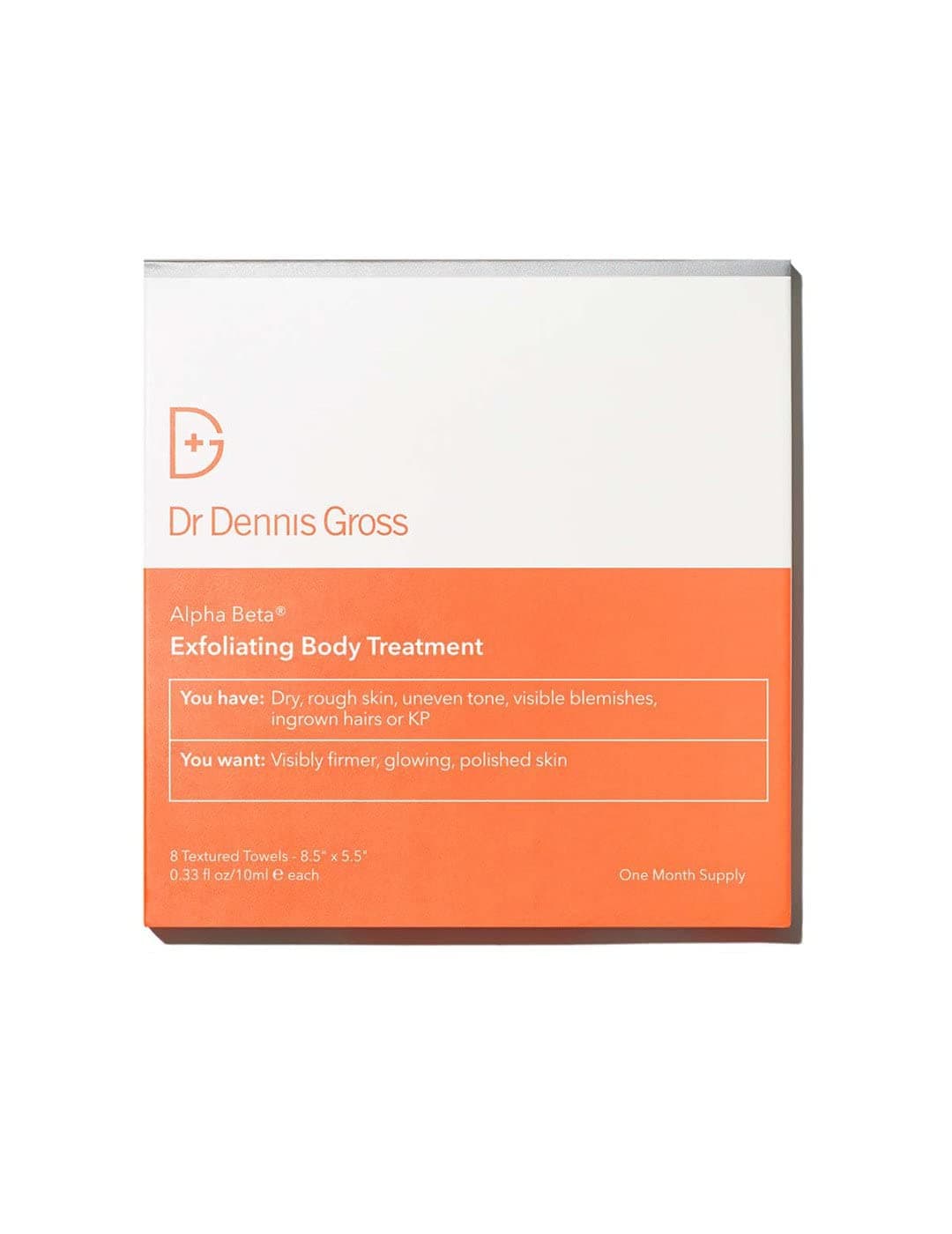 Dr. Dennis Gross Alpha Beta Exfoliating Body Treatment, 8 Count