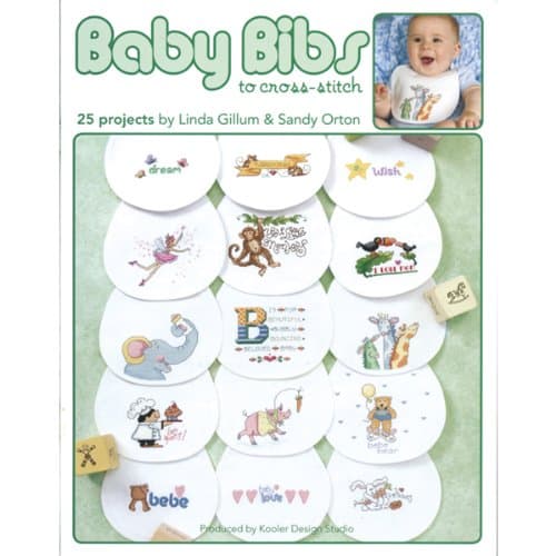 Baby Bibs To Cross Stitch: 25 Projects