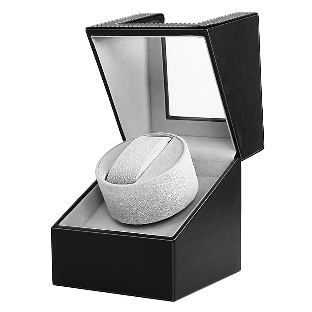 Watch Winder for Automatic Watches Watch Box Automatic Winder with Battery Option