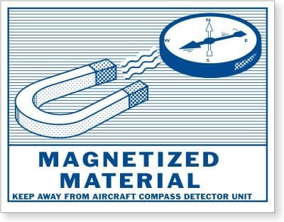 SmartSign Magnetized Material Hazmat Sticker Labels | 3.5" x 4.5" Paper, Pack of 500, Made in USA