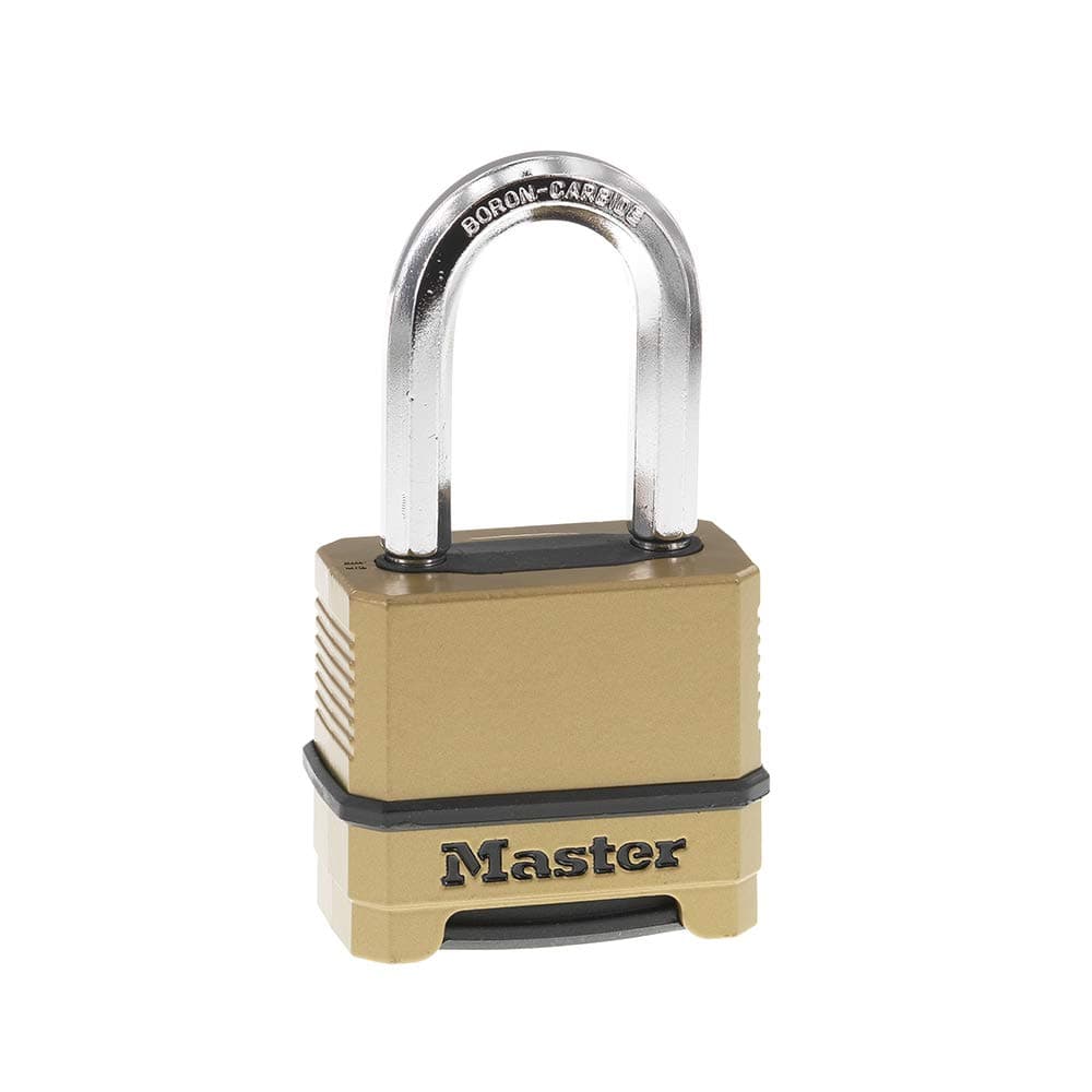 MASTERLOCK M175XDLFCCSEN Resettable Combination Padlock with 1-1/2" Shackle, 2"